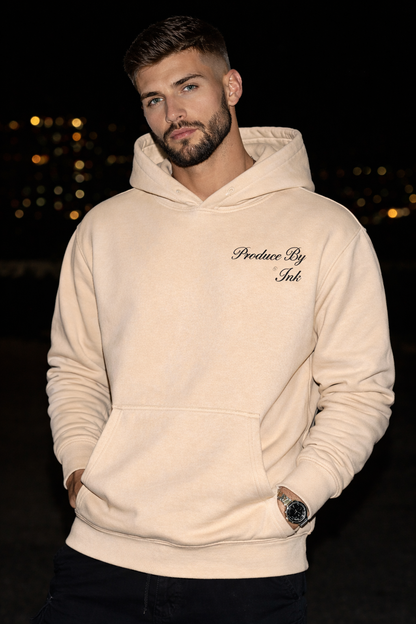 Oversized (Desert Sand) Hoodie for Men – Bloom Edition | INK